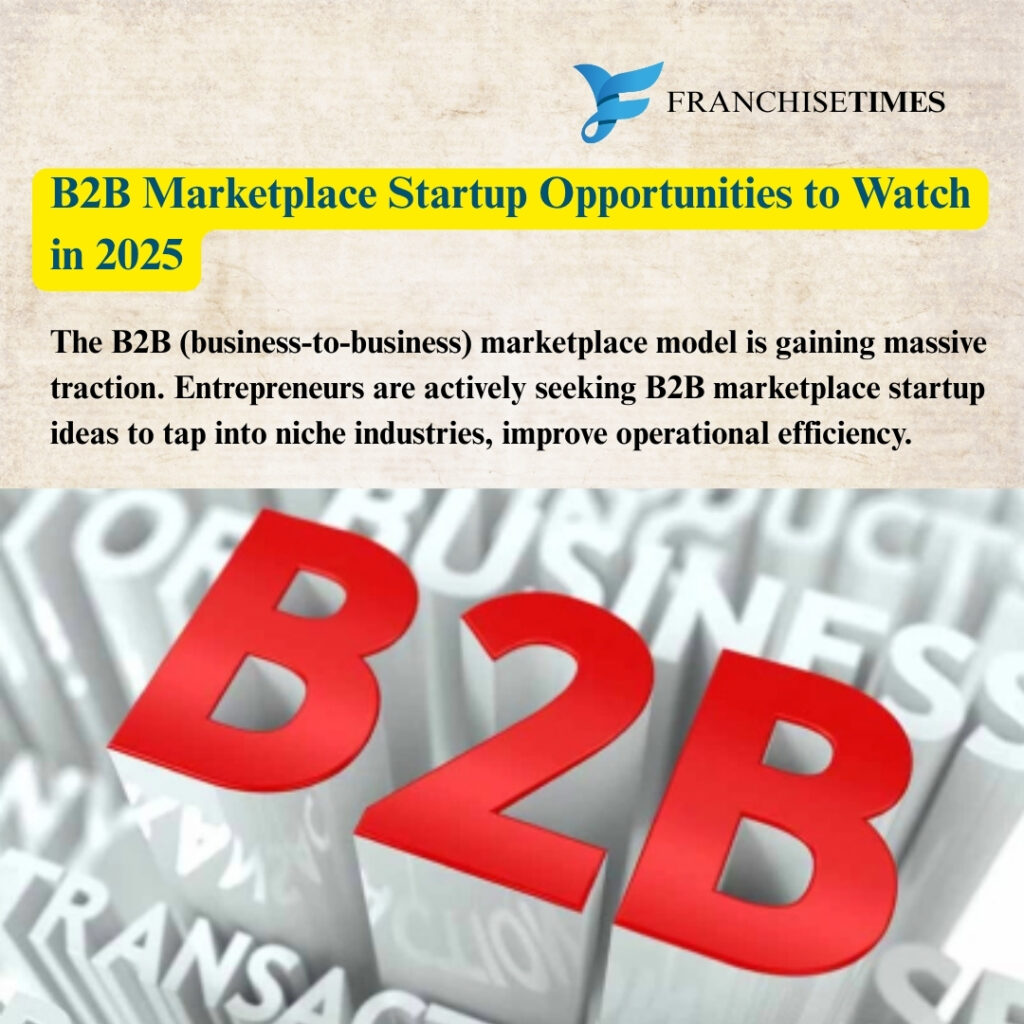 B2B marketplace startup opportunities