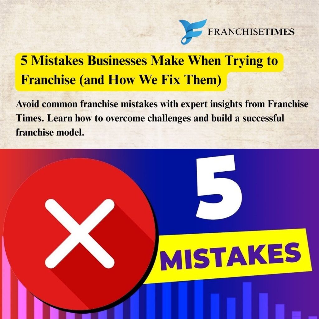 the 5 key mistakes Avoid franchise mistakes effectively