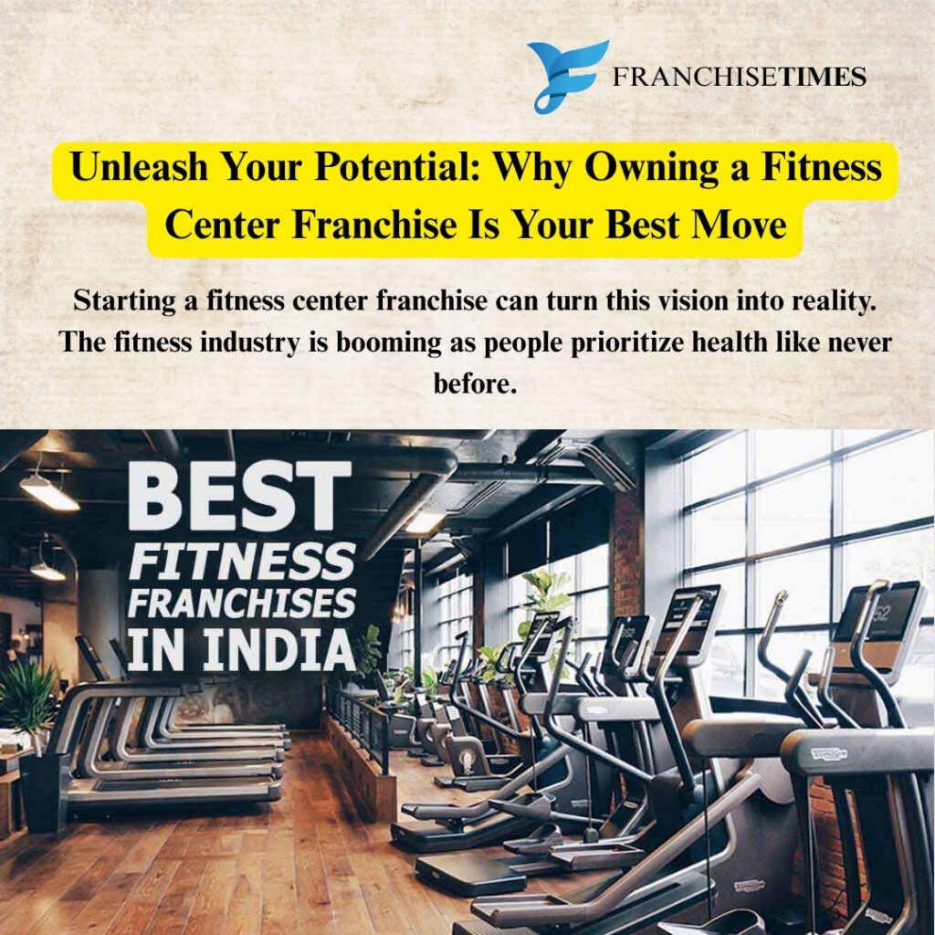 Fitness center franchise owner guiding clients