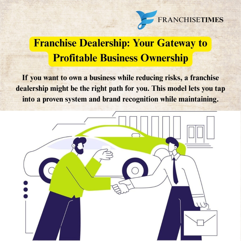Franchise dealership business opportunity for profitable ownership
