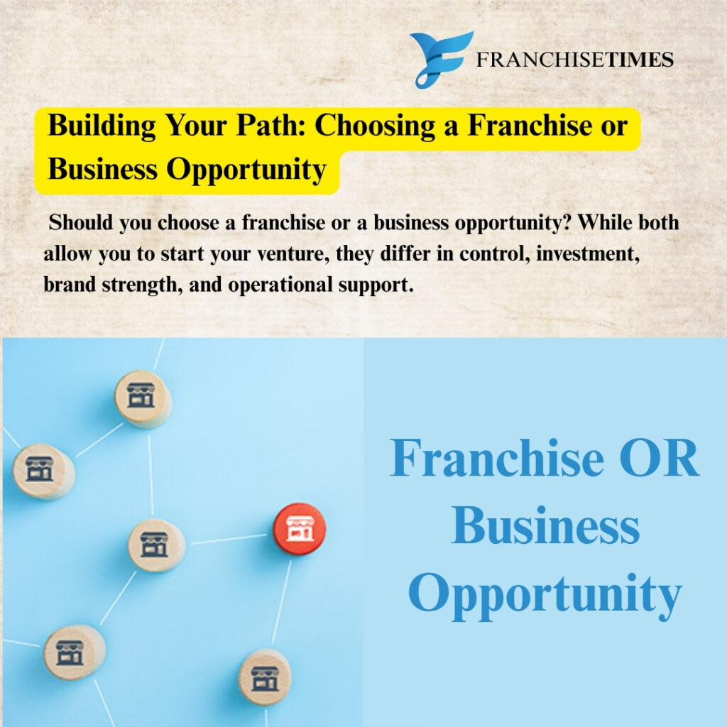 Franchise vs business opportunity decision 