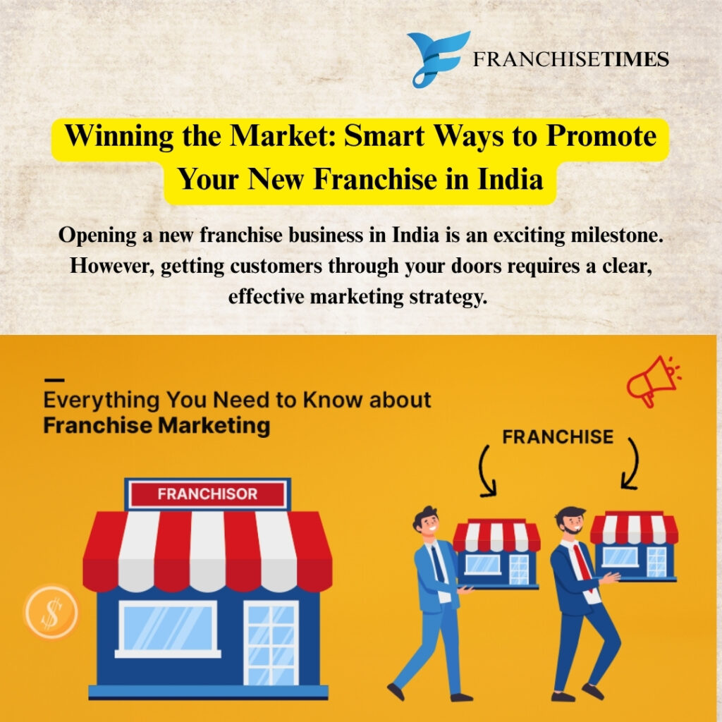 Smart promotion strategies for new franchise in India