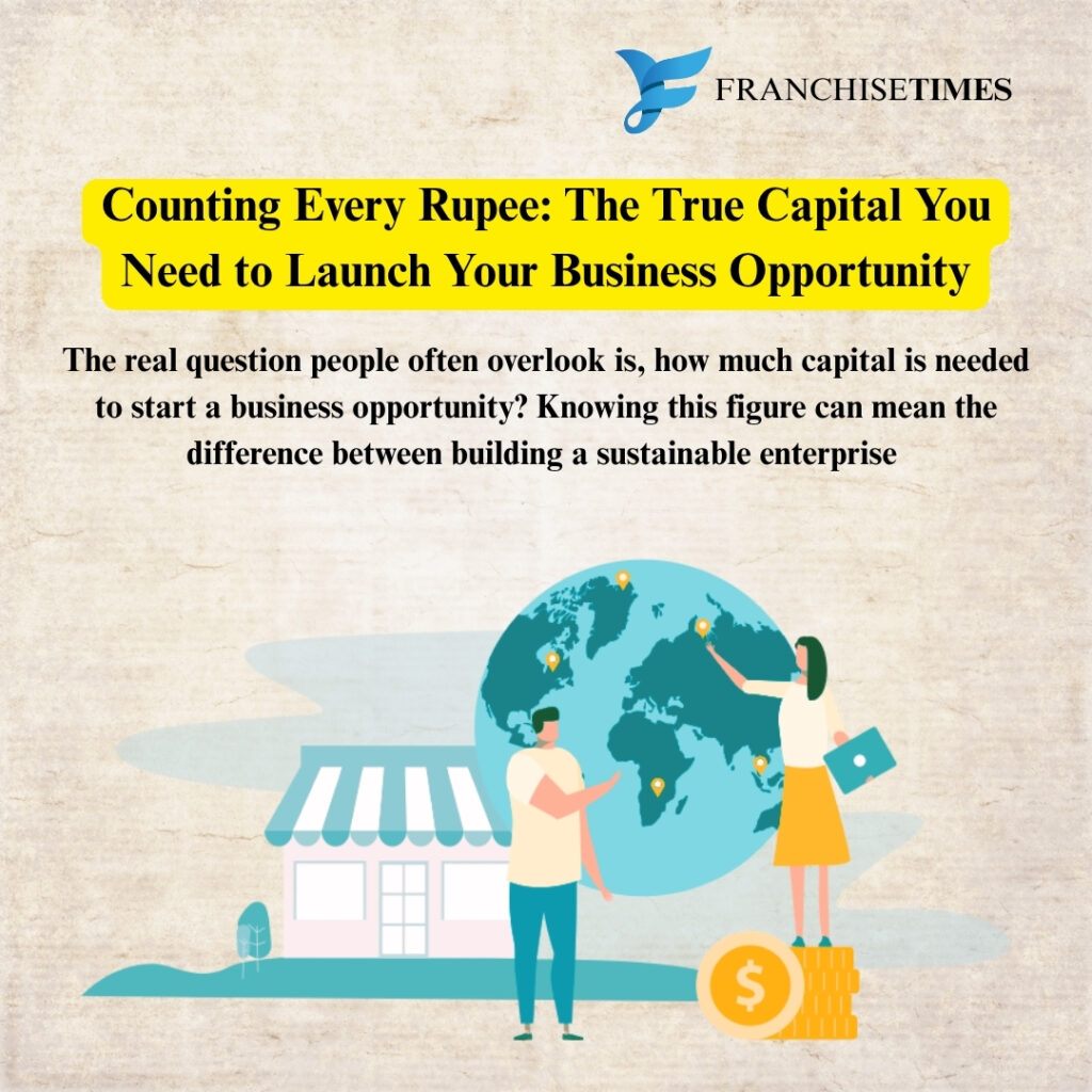 entrepreneur calculating startup business capital requirement