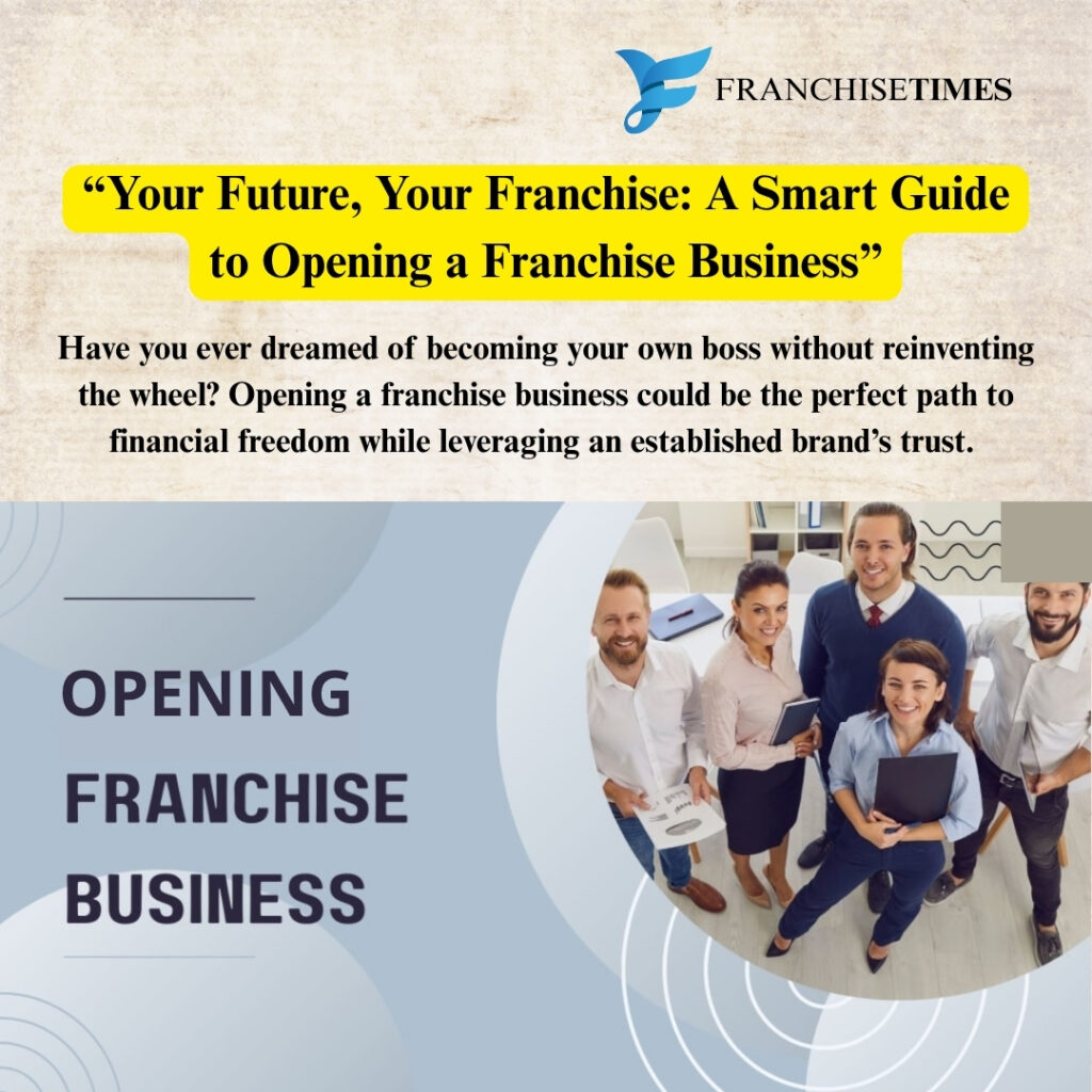 Person planning to open franchise business