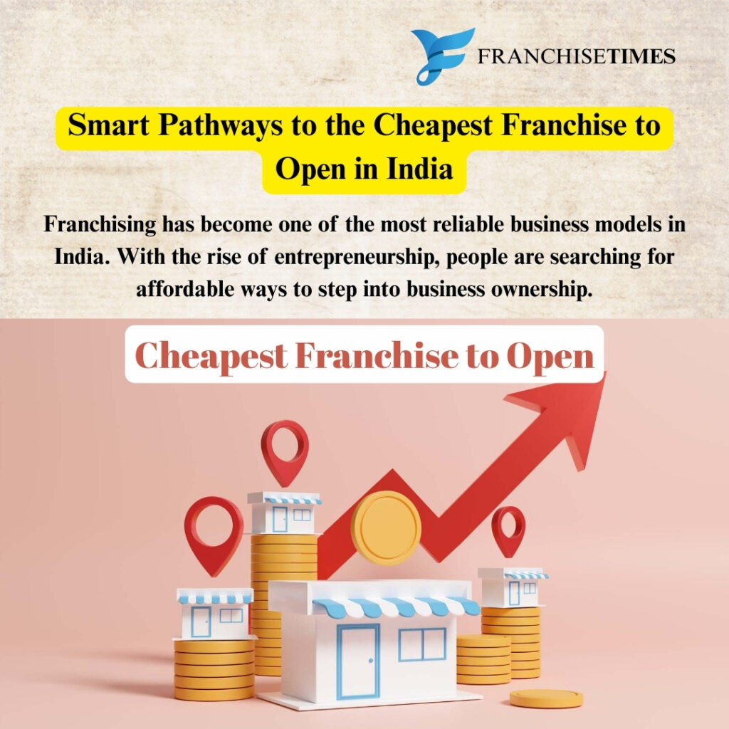 Cheapest franchise in India