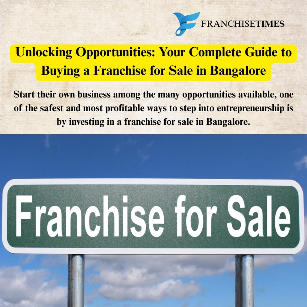 Franchise for Sale Bangalore